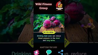 🔥Drink beet juice to reduce blood pressure🔥#shorts🔥#wildfitnessgroup🔥13 December 2022🔥