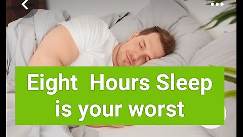 Sleep benefits For health Eight hours