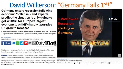 Wilkerson Prophecy: Germany Falling 1st!