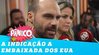 Eduardo Bolsonaro diz que sua indicação a embaixador não é nepotismo