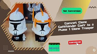 Lego Star Wars set 75350 - Phase 1 Clone Trooper Conversion with 66 parts