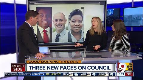 Cincinnati City Council's three new members likely to align with Mayor John Cranley