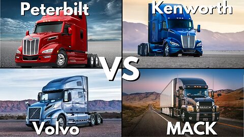 EPIC American Truck Battle ▶ Peterbilt vs. Kenworth vs. Volvo vs. MACK