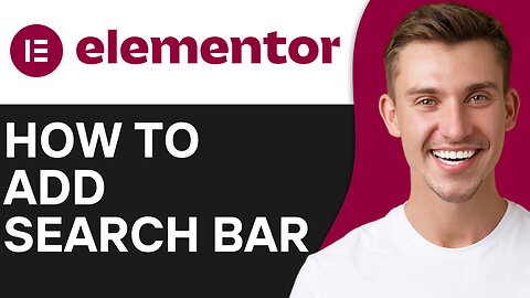 HOW TO ADD SEARCH BAR IN WORDPRESS ELEMENTOR