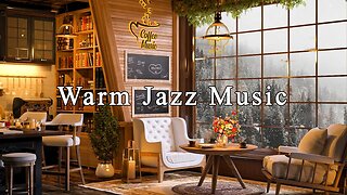 Cozy Coffee Shop Ambience & Relaxing Jazz Instrumental Music ☕ Sweet Jazz Music to Relax, Study Work