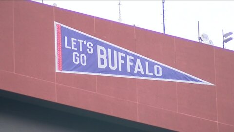 Let's Go Buffalo! Oxford Pennant partners with Seneca One Tower to help cheer on Bills for playoffs