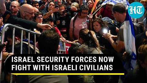 Anti-Netanyahu Israeli Protestors Breach Security Near President House; Clash With Cops In Jerusalem