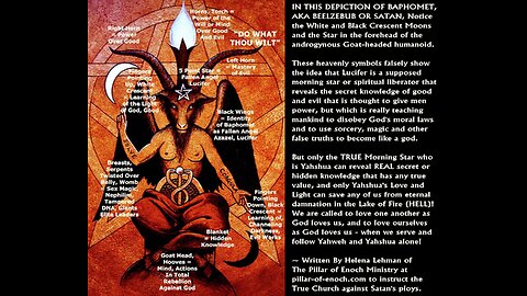 Baphomet Has Many Followers - Alister Crowely Called Himself Baphomet!