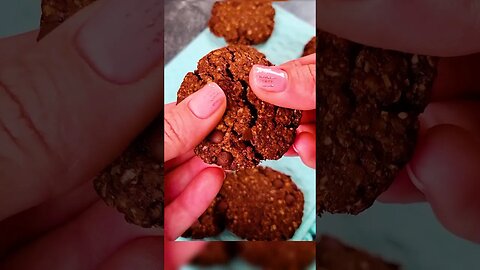 Delicious guilt-free cookies! Oatmeal cookies in 5 minutes!