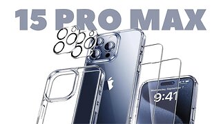 10$ Iphone 15pro Max Case from Amazon! Best One ! | How to Apply Screen Protector on Iphone 15 pro