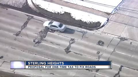 Sterling Heights proposes emergency tax supplement to pay for road repairs
