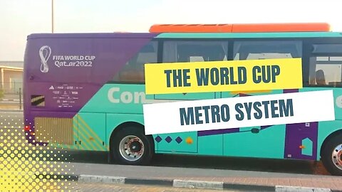 World Cup 2022 Metro Transportation Leaving For The Stadium 🏟️ #worldcup2022 #qatar