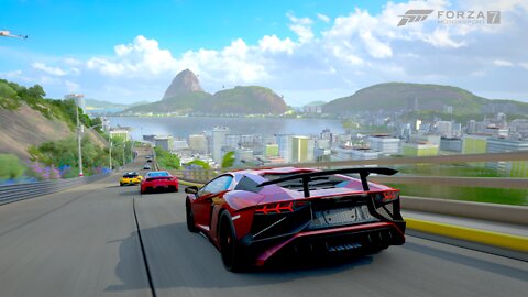 Forza motorsport 7- CIRCIUTC OF RIO LAMBORGHINI AVENTADOR -REALISTIC | Gameplay (4K 60 FPS) XBOX