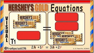 T_VISUAL_HERSHEY'S GOLD 2h+1r=3h+2r _ SOLVING BASIC EQUATIONS _ SOLVING BASIC WORD PROBLEMS