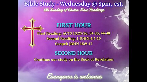 Bible Study with Bishop James Long, D. Min, OSB, OCR