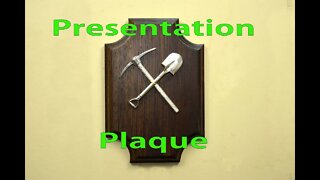 How to Make a Presentation Plaque