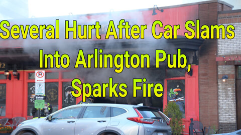 Vehicle crashes into Virginia pub causing a Fire🔥