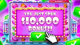 WE SPUN INTO MY FIRST EVER $10,000 SUGAR RUSH BONUS!