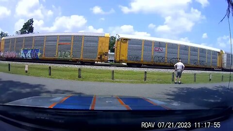 Folkston Train 11 AM 7/21 Dash Cam