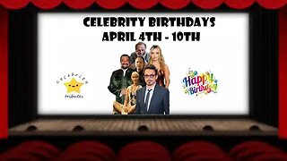 Celebrity Birthdays April 4th - 10th - Robert Downey Jr - Steven Seagal - Peyton List - Hugo Weaving