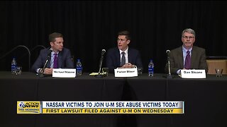 Nassar victims join U-M sex abuse victims Thursday