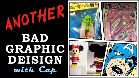 Holiday Nightmare Toys | Bad Graphic Design with Cap | 021