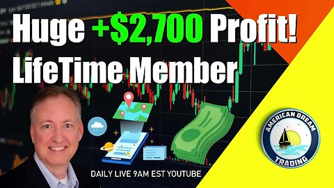 Massive $2,700 Profit Lifetime Member Stock Market Profits