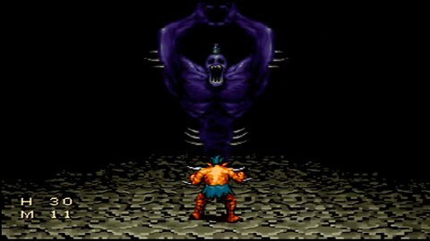 Let's Play The 7th Saga BLIND Part 2: Scary boss dude ain't playing around