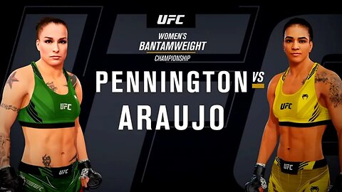 EA Sports UFC 4 Gameplay Viviane Araujo vs Raquel Pennington