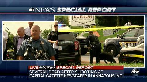 At least 5 dead in Annapolis newspaper office shooting