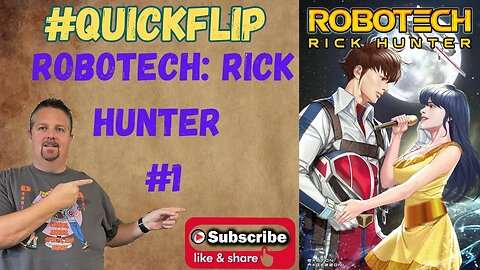 Robotech:Rick Hunter #1 Titan Comics #QuickFlip Comic Review Brandon Easton,Simone Ragazzoni #shorts