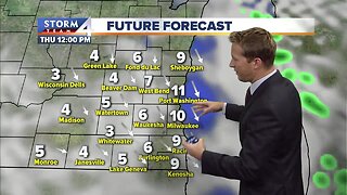 Mostly cloudy, windy Wednesday