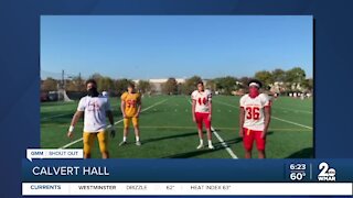 The Calvert Hall College High School Football team says Good Morning Maryland