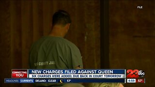 New charges filed against Matthew Queen