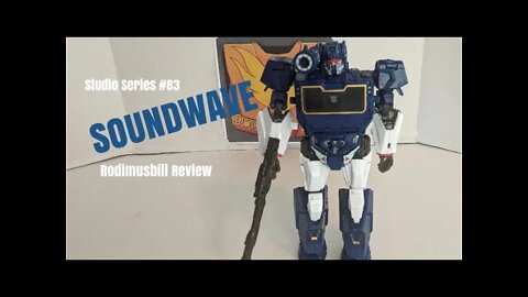Studio Series SOUNDWAVE (#83) Bumblebee Movie Voyager Figure *Rodimusbill Review & Comparison Video*