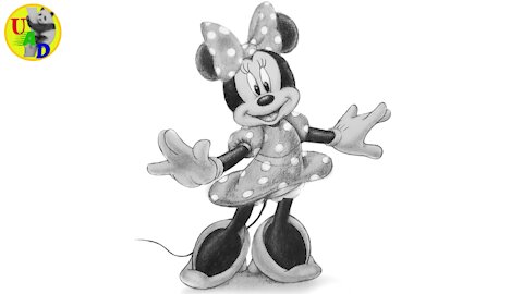 Minnie Mouse Pencil Drawing