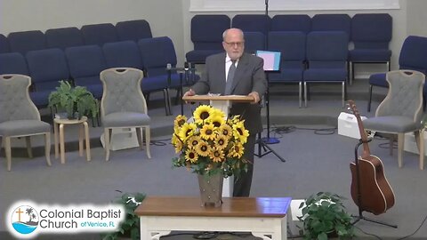 Colonial Baptist Church Live Stream - Sunday AM - 9.3.23