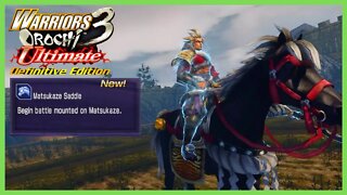WARRIORS OROCHI 3 Ultimate: Como conseguir o Matsukaze Saddle Cavalo do Keiji Maeda