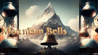 Mountain Bells - Ambient Peace - Windy Soundscape, Relaxing Gongs, Chimes - Meditation - 432 HZ