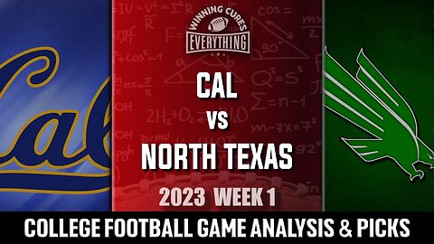 Cal vs North Texas Picks & Prediction Against the Spread 2023 College Football Analysis