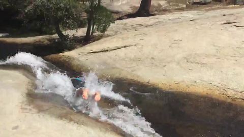 Adam's Adventures: Natural Kern River Water Slides in the Sequoia National Forest!