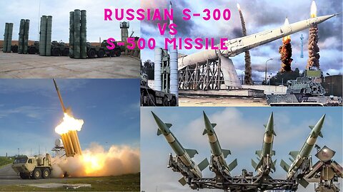 Russian S-300 vs S-500 Missile Defense System in Action