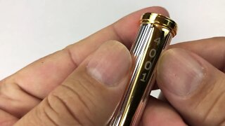 Tourneau 4001 Sterling Silver and 18k Gold Legacy Rollerball Pen review