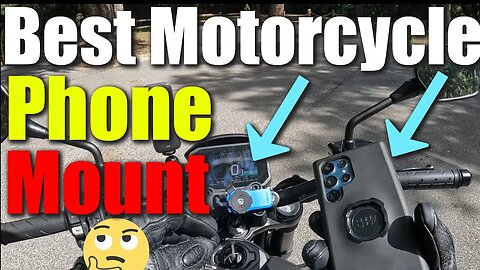 Best Motorcycle Phone Mount for 2022? Quad Lock Motorcycle Handlebar Mount - For Samsung & iPhone