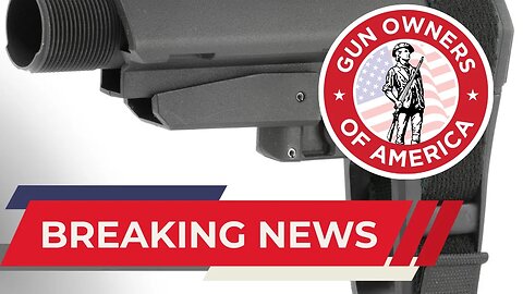BREAKING Pistol Brace NEWS!