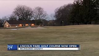 Lincoln Park Golf Course in Milwaukee County now open