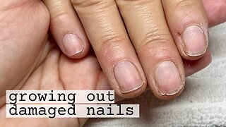 Manicuring damaged nails | dry manicure | IBX treatment [Watch Me Work]