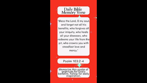 Bible Memory Verse of the Day #christianity #God #Jesus #Bible #Biblestudy #Psalms