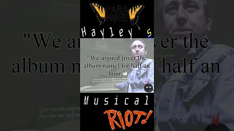 Paramore Hayley's Musical Riot