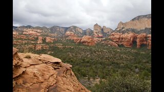 Headed out backpacking in the Red Rock - Secret Mountain Wilderness Area near Sedona, AZ